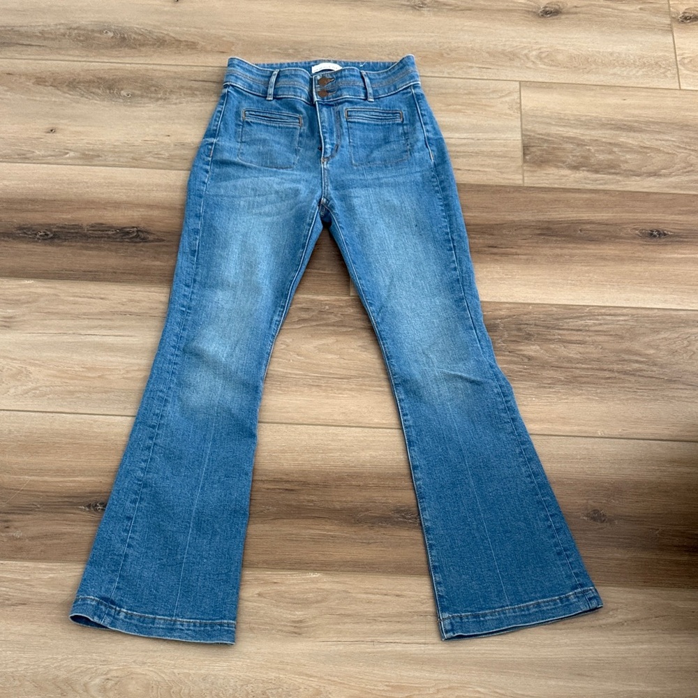 LOFT Light Blue Flare Jeans
